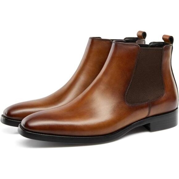 Mens Chelsea Boots Leather Dress Boots for Men main image 5